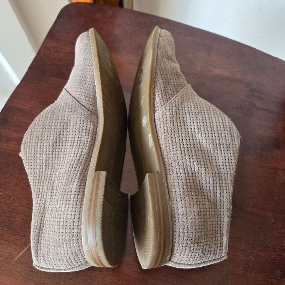 Franco Sarto Womens Size 8M Beige Leather Slip-On Loafers With Textured Design - Picture 11 of 11